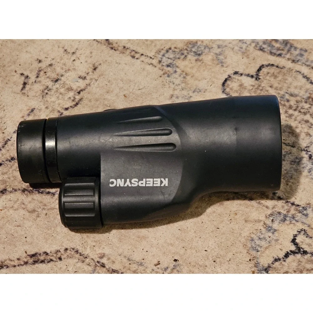 Keepsync 12x50 Monocular Telescope Waterproof BAK4 Prism Fully Multi-Coated Blk